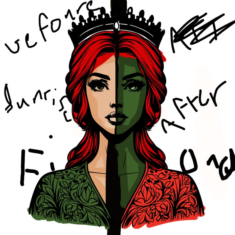 realistic beautiful queen