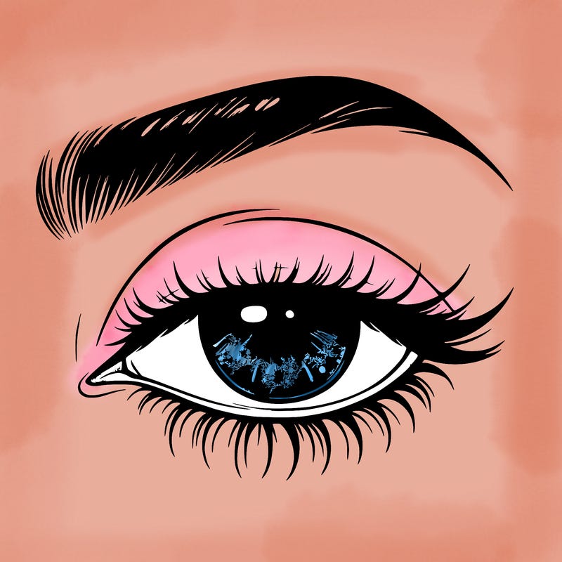 eye closed realistic