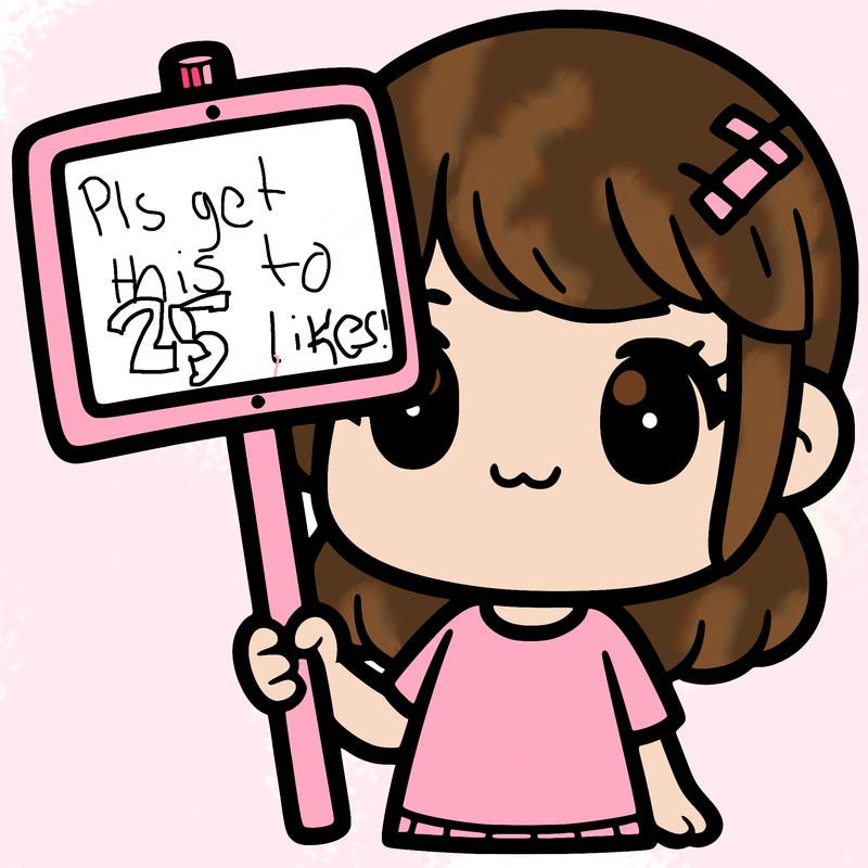 girl with a sign