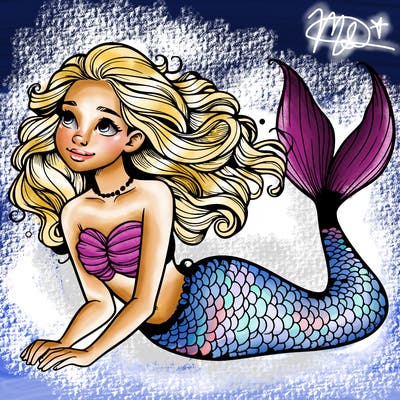 a realistic mermaid