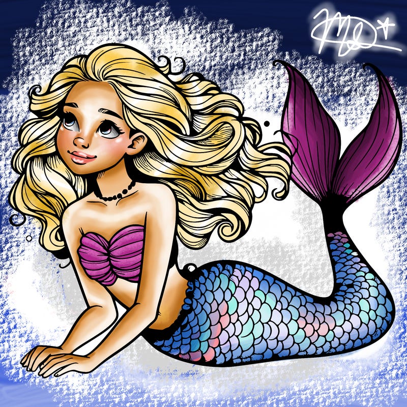 a realistic mermaid