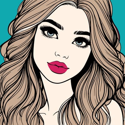 beautiful realistic girl