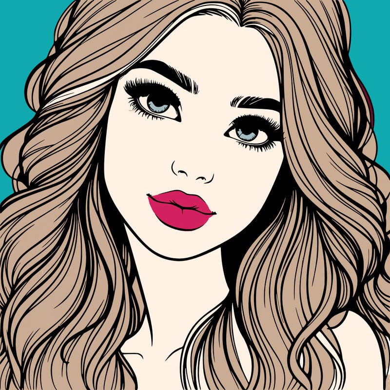 beautiful realistic girl