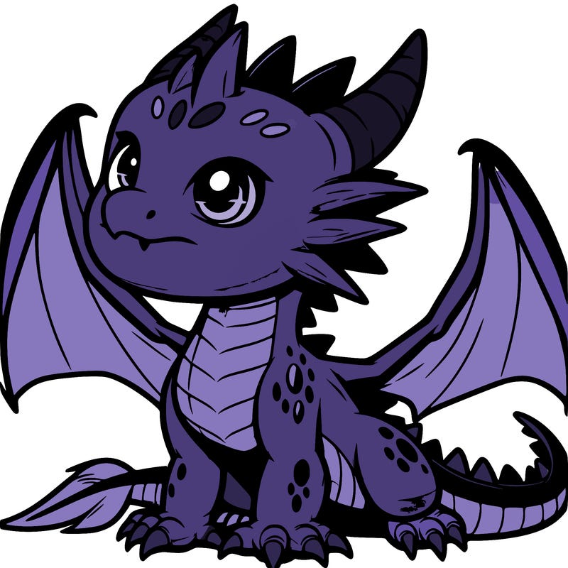 fierce baby night dragon