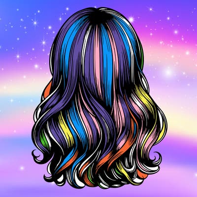 hair relistic  girl