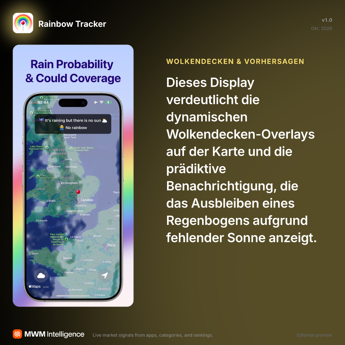 Rainbow Tracker - Wetter-App | MWM