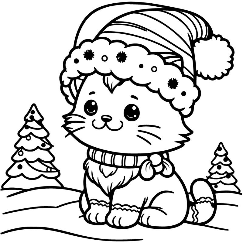 christmas cat