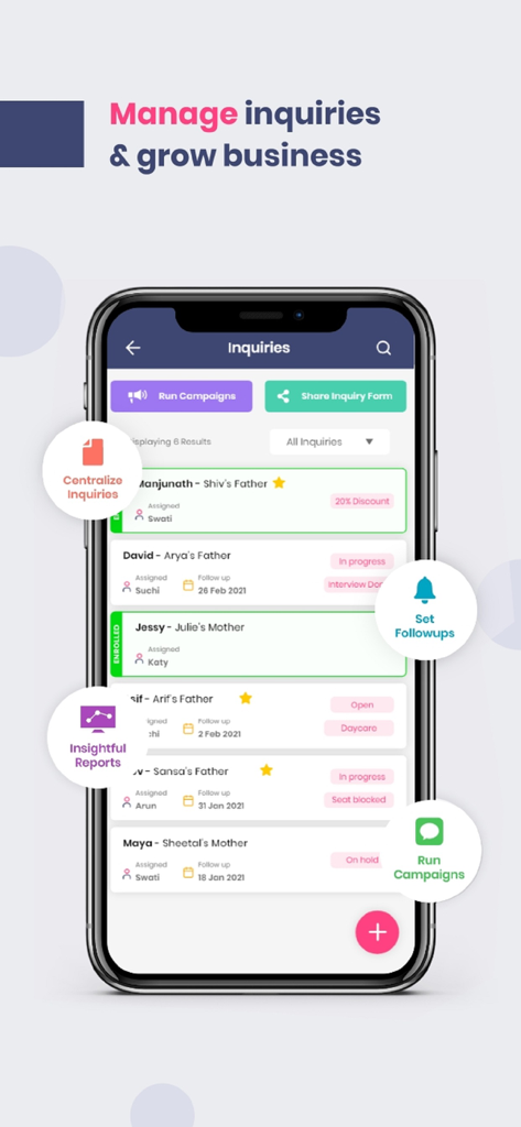 Kriyo School & Childcare App - Education App | MWM