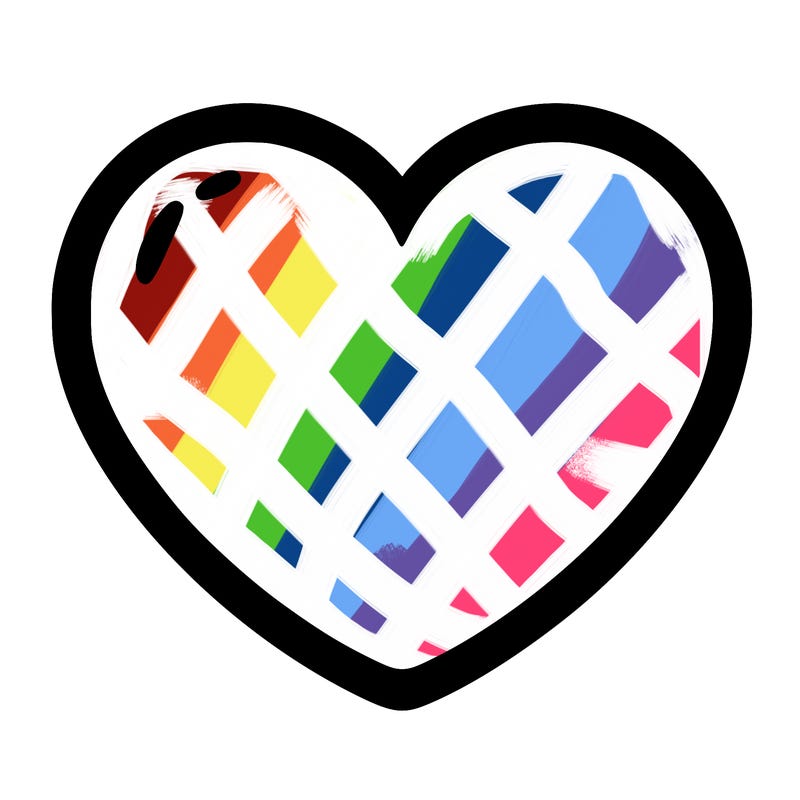 a blank heart