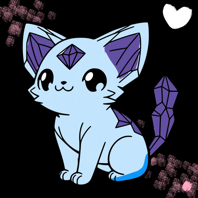crystal kitten