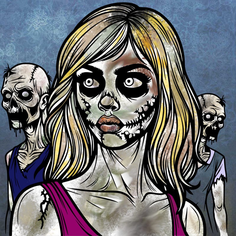 woman-zombie realistic