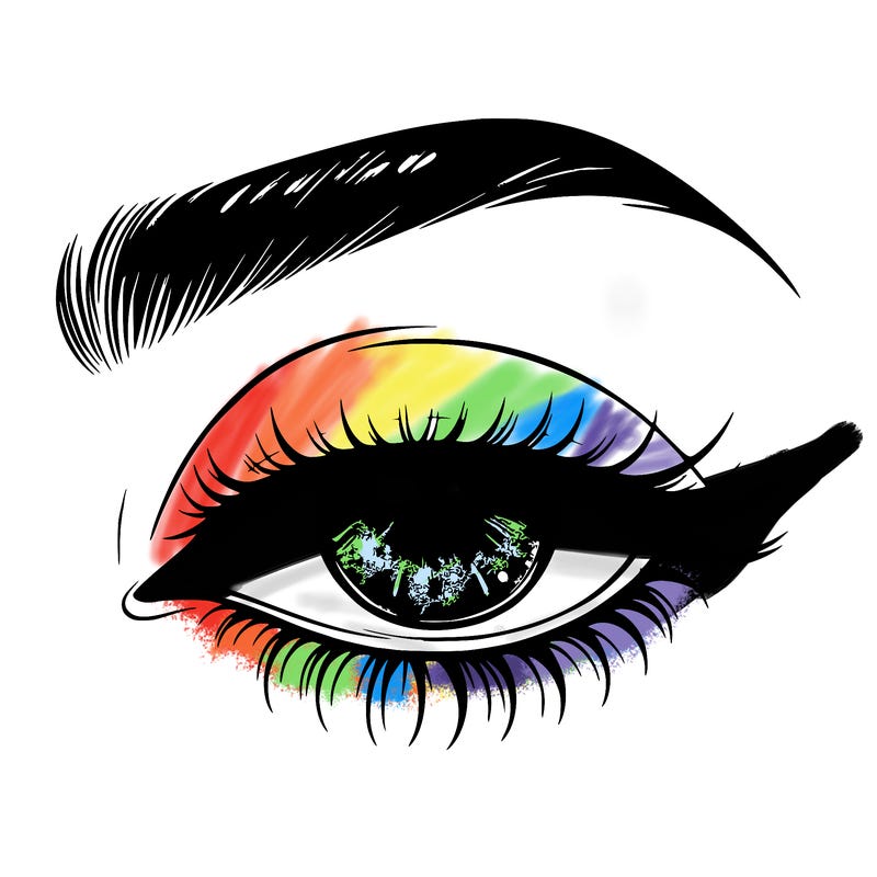 eye closed realistic