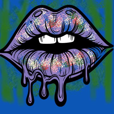 lips that look realistic and drip