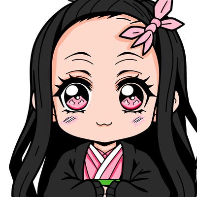 nezuko anime chibi