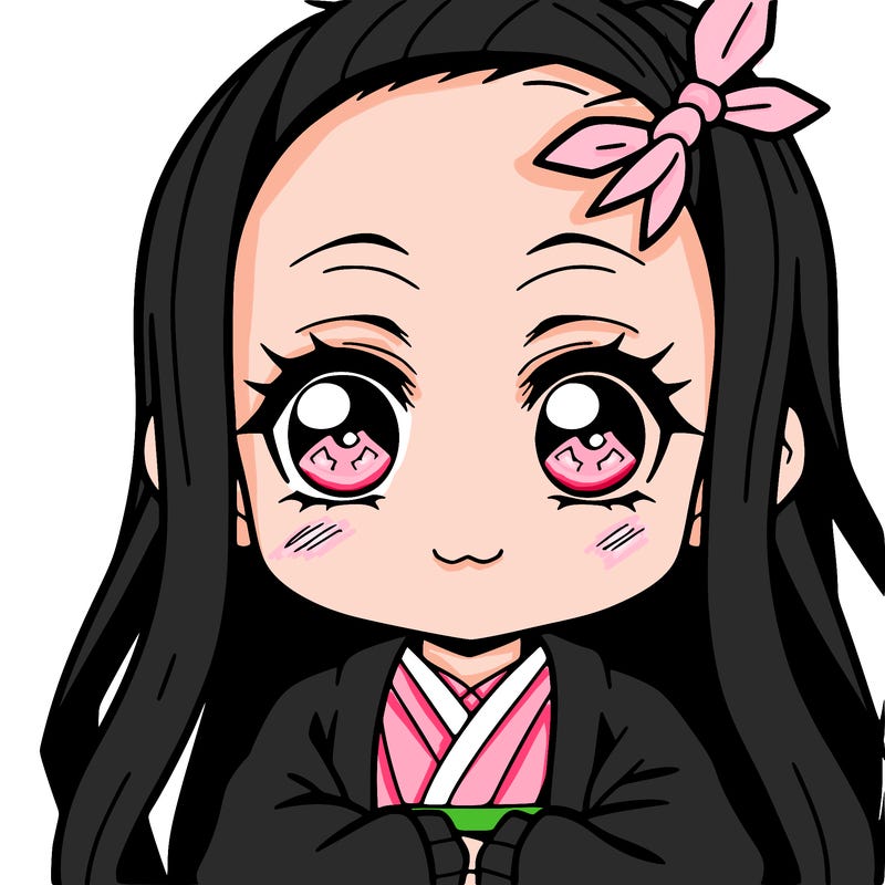 nezuko anime chibi