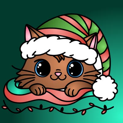 cat christmas