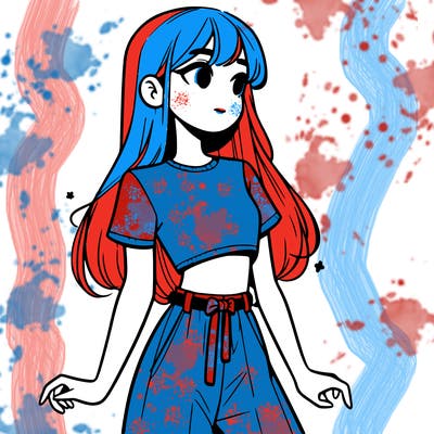 girl in a cute crop top