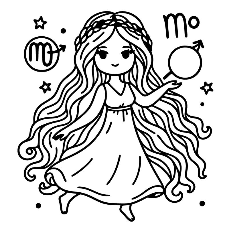 virgo the zodiac as human