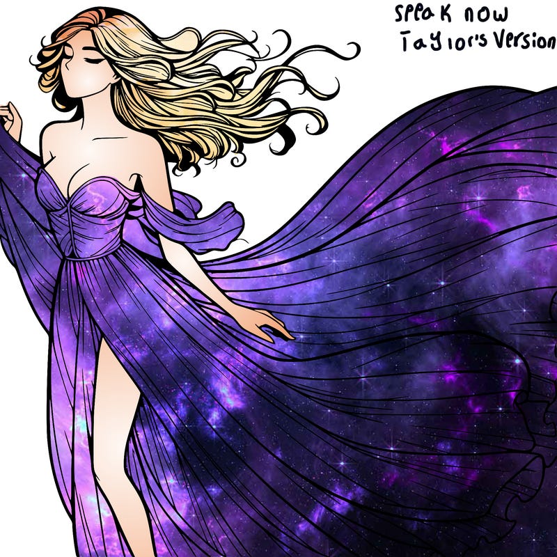 realistic woman in dress flowing the the wind