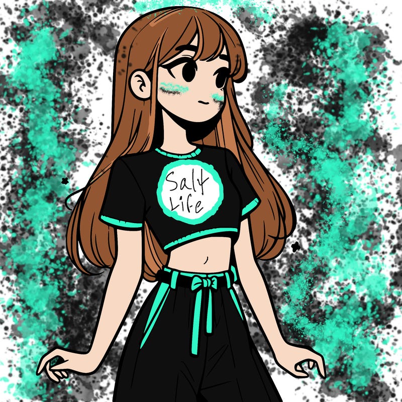 girl in a cute crop top
