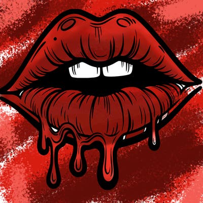 lips that look realistic and drip