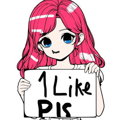 realistic pretty girl holding a big blank sign