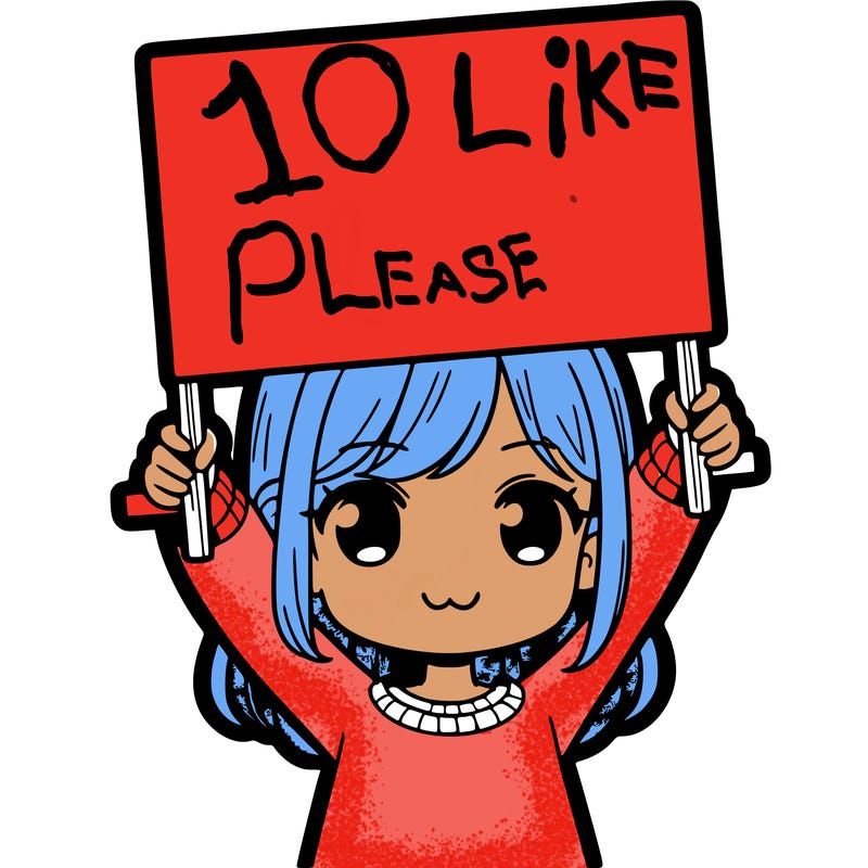 girl holding big sign