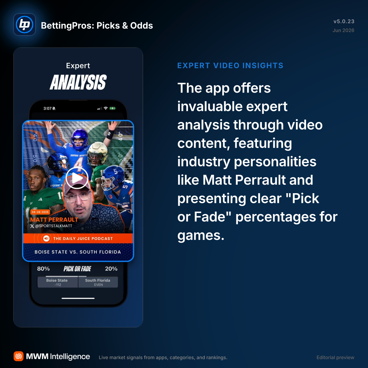 BettingPros: Picks & Odds - Sports App | MWM