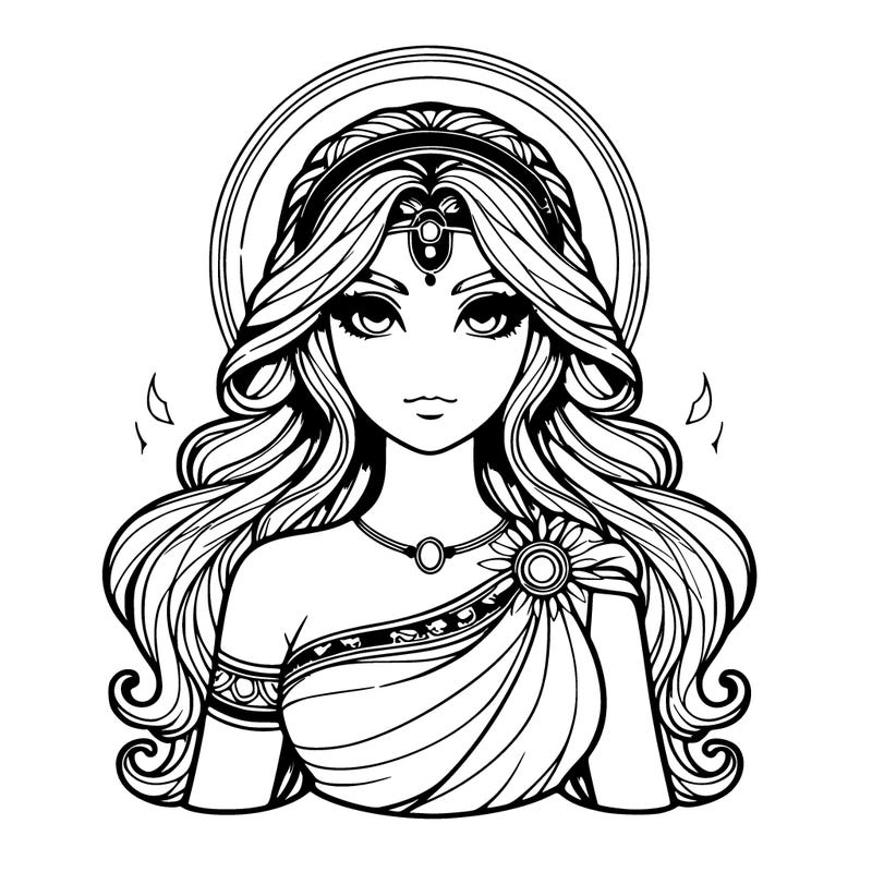 realistic girl goddess