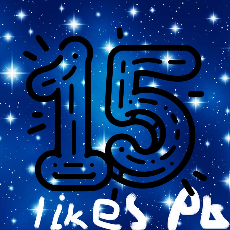 15 likes
