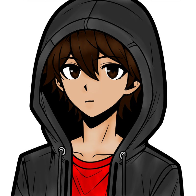 anime guy in a hoodie