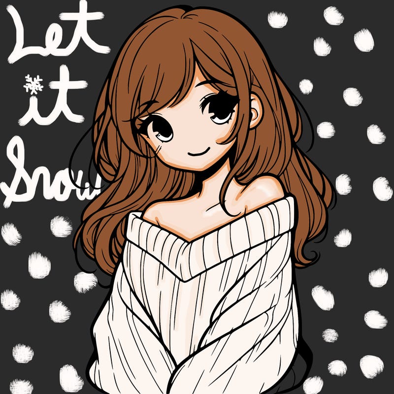 shy pretty girl wearing a sweater that is falling off one shoulder portrait