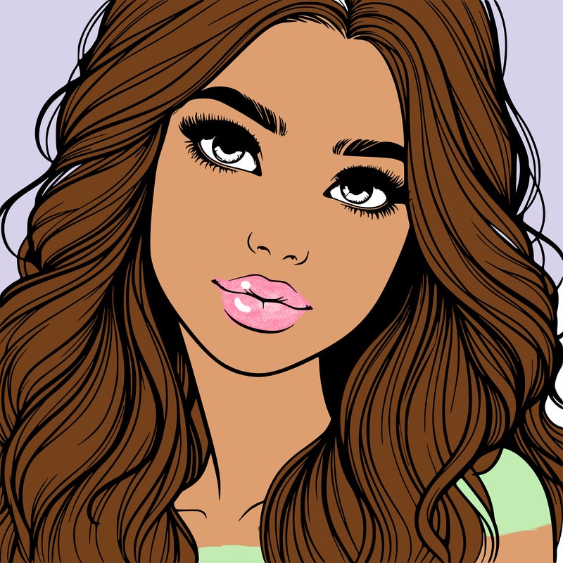 beautiful realistic girl