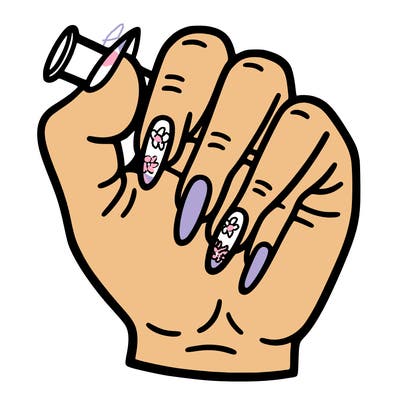 nails with no hand