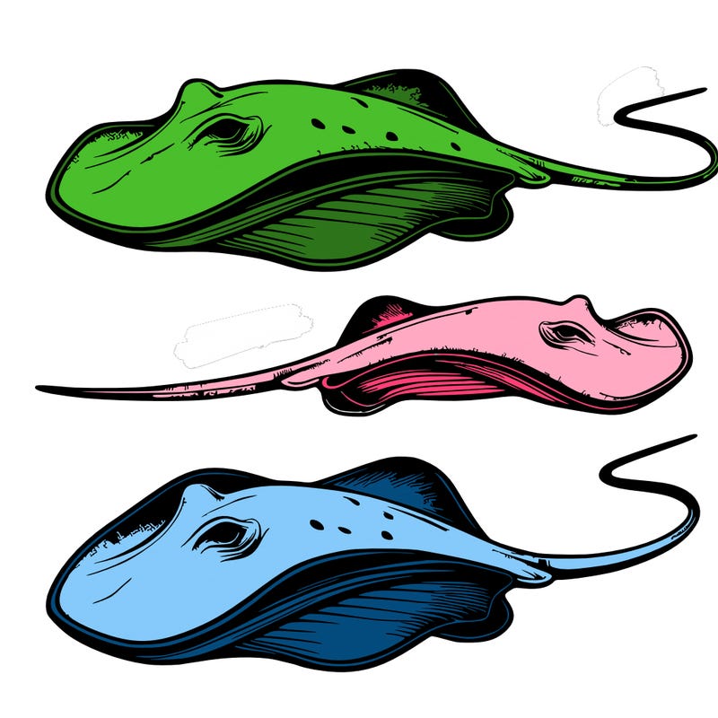 realistic stingray
