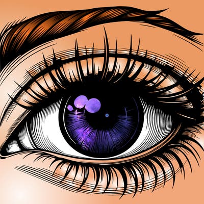 realistic eye