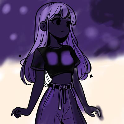 girl in a cute crop top