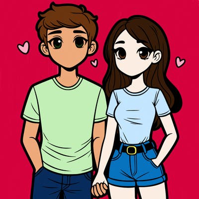 boyfriend and girlfriend