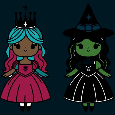 wicked glinda and elphaba