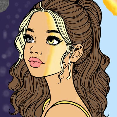 beautiful realistic girl