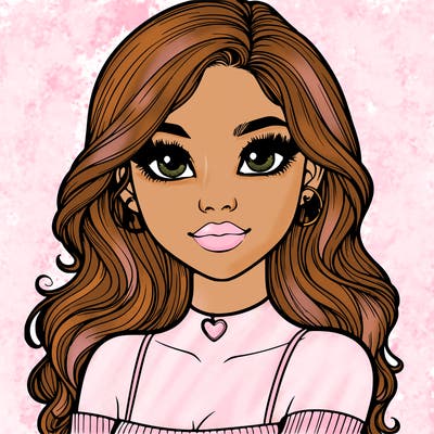 realistic pretty girl