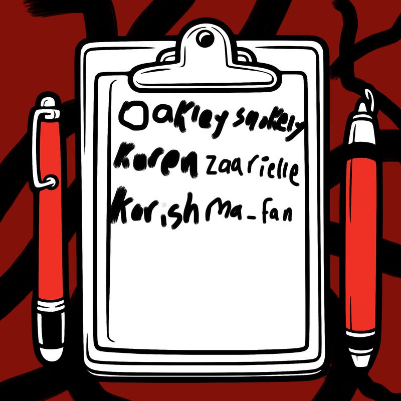 blank clip board with pen