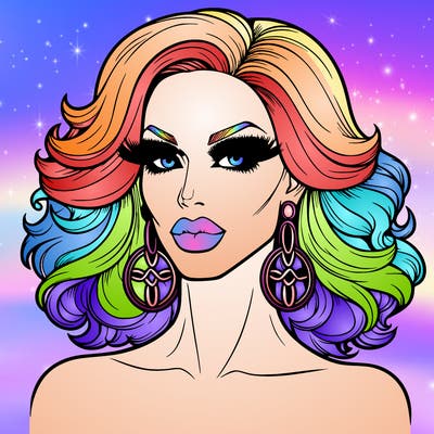 realistic drag queen