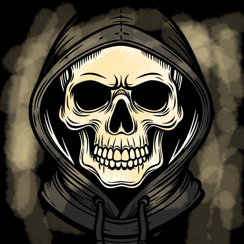 skull hoodie