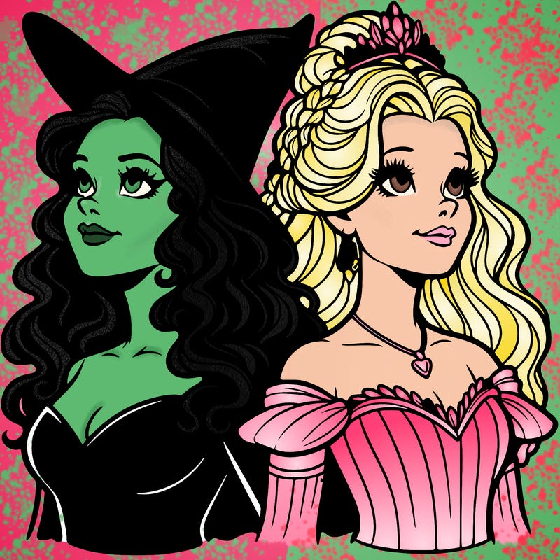 'elphaba and glinda (realistic)