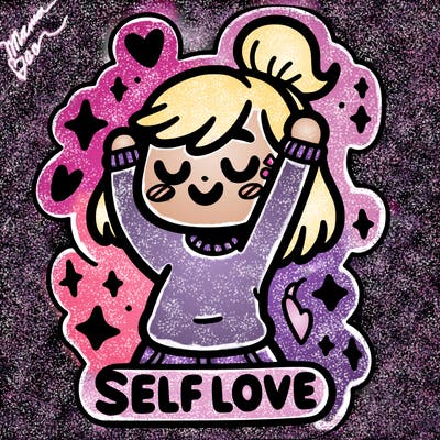 self-love sticker