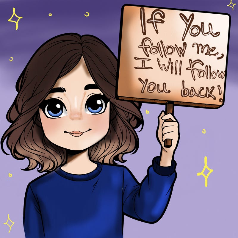 realistic girl holding up a sign