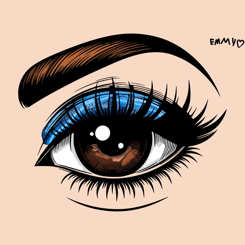 realistic eye for makeup