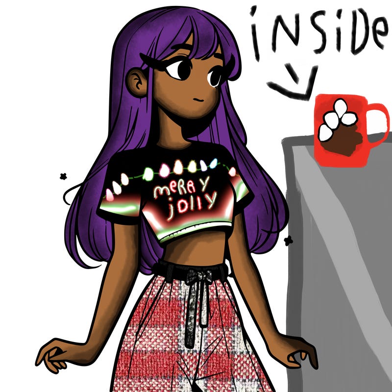 girl in a cute crop top