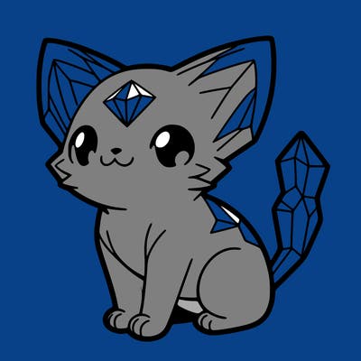 crystal kitten